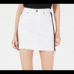 Kendall & Kylie wicked white jeans skirt